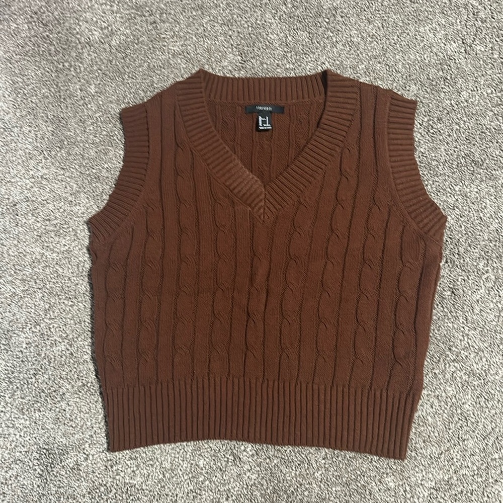 Forever 21 Brown Vest